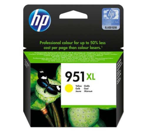 Картридж струйный HP 951XL CN048AE желтый (1500стр.) для HP OJ Pro 8100/8600