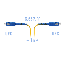 Патчкорд оптический SC/UPC SM G.657.A1 1 метр, 2мм