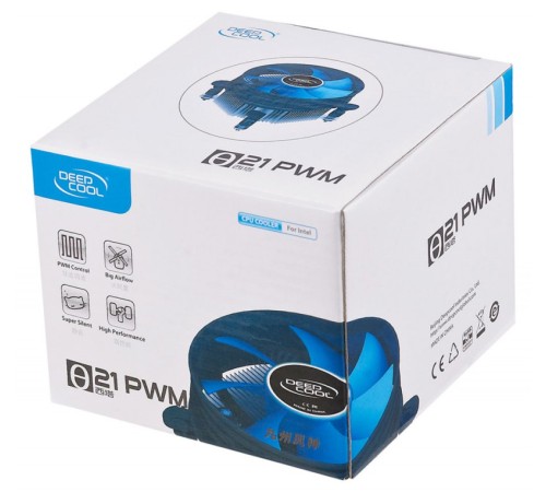 Устройство охлаждения(кулер) Deepcool Theta 21 PWM Soc-1200/1150/1151/1155 4-pin 18-33dB Al 95W 370gr Ret Устройство охлаждения(кулер) Deepcool Theta 21 PWM Soc-1200/1150/1151/1155 4-pin 18-33dB Al 95W 370gr Ret