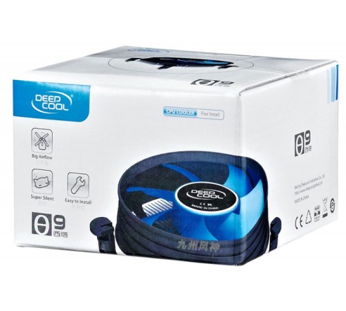 Устройство охлаждения(кулер) Deepcool THETA 9 Soc-1200/1150/1151/1155 3-pin 23dB Al 82W 269gr Ret Устройство охлаждения(кулер) Deepcool THETA 9 Soc-1200/1150/1151/1155 3-pin 23dB Al 82W 269gr Ret