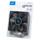 Вентилятор Deepcool XFAN 120 120x120x25mm 3-pin 4-pin (Molex)24dB 180gr Ret