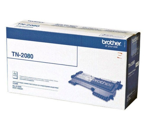 Картридж лазерный Brother TN2080 черный (700стр.) для Brother HL2130/DCP7055