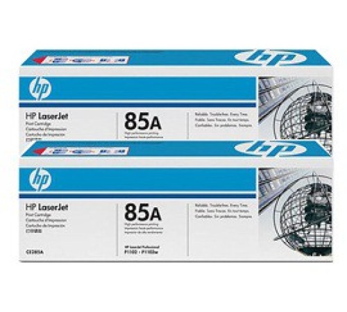 Картридж лазерный HP 85A CE285AF черный x2упак. (3200стр.) для HP LJ P1102/P1102w Картридж лазерный HP 85A CE285AF черный x2упак. (3200стр.) для HP LJ P1102/P1102w