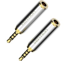 Переходник Vention Jack 3.5 mm F/2.5mm M Переходник Vention mini Jack 3.5 mm F/micro Jack 2.5 mm M (VAB-S02)