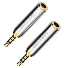 Переходник Vention Jack 3.5 mm F/2.5mm M Переходник Vention mini Jack 3.5 mm F/micro Jack 2.5 mm M (VAB-S02)