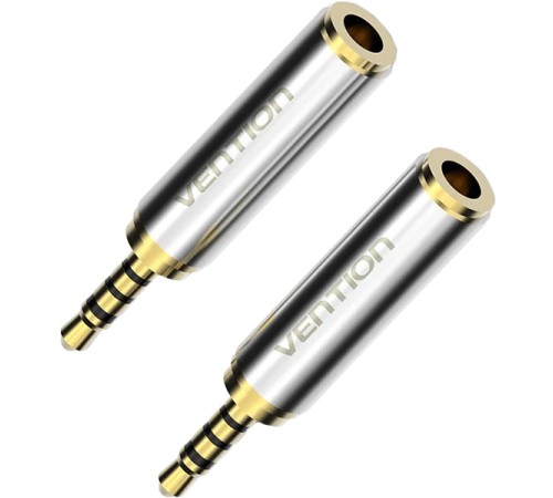 Переходник Vention Jack 3.5 mm F/2.5mm M Переходник Vention mini Jack 3.5 mm F/micro Jack 2.5 mm M (VAB-S02)