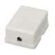 Rexant (03-0002) Розетка телефонная внешняя, 2 порта UTP, RJ-14 (6P4C), CAT 3