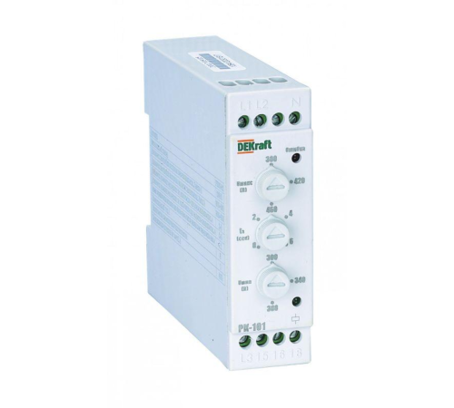 Реле контроля фаз РК-101 380В тип 02 DEKraft 23301DEK