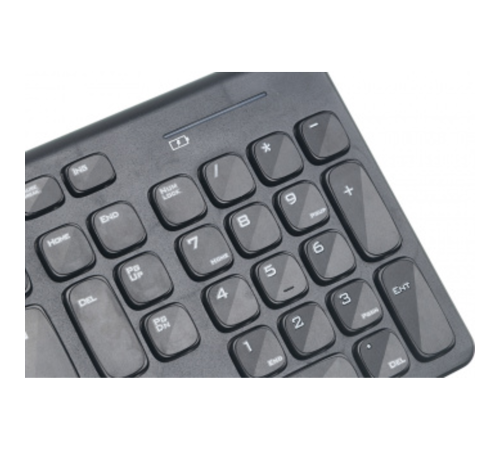 Клавиатура + мышь Oklick 220M черный, USB, беспроводная  [1062000]