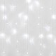 Занавес светодиодный 2х3 м 240 led белый с контроллером провод прозрачный IP20 ULD-C2030-240/DTA WHITE IP20