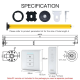 Привод MOES Motor ZC-AM25, Zigbee, DC 5В, 1600 мА
