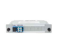 Мультиплексор B-OptiX CWDM одноволоконный 2-канальный, (trx:1550/1530, 1570/1510), в пластиковом слоте