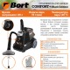 Bort Отпариватель для одежды Comfort + (Black Edition) {Мощность 2350 Вт; 1 бар; подача пара 70 г/мин; 105 °С; Емкость бачка 3 мл;} [93411294]