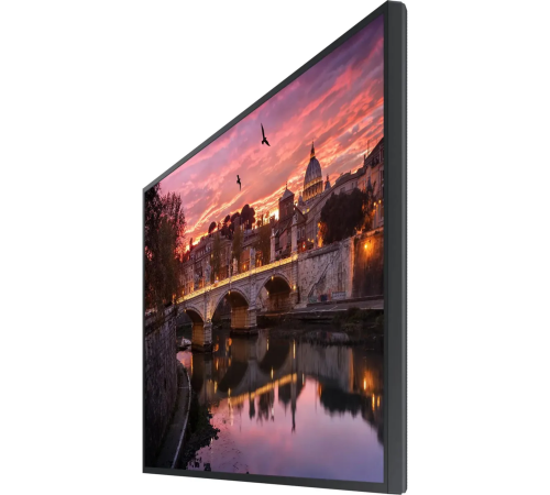Панель Samsung 65" QB65C черный VA LED 8ms 16:9 DVI HDMI M/M матовая 4000:1 350cd 178гр/178гр 3840x2160 DP RCA Да 4K USB 18.1кг
