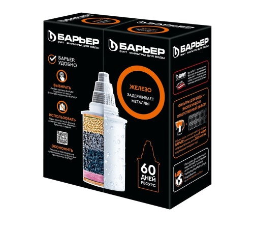 Картридж Барьер Железо для кувшинов ресурс:350л (упак.:1шт)