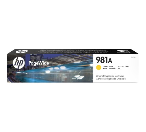 Cartridge HP 981A для PageWide, желтый (6 000 стр.) (J3M70A)