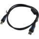 Кабель Vention USB 2.0 AM/BM - 1м. Черный Кабель Vention USB 2.0 AM/BM - 1 м (VAS-A16-B100)