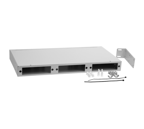 Кросс оптический 19" (ШКОС), до 24 портов 0,5 мм