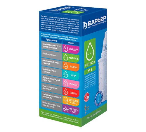 Картридж Барьер Жесткость для кувшинов ресурс:350л (упак.:1шт)