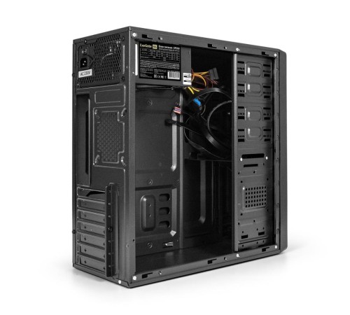 Exegate EX283730RUS Корпус Miditower ExeGate XP-401-350W-12 (ATX, БП XP350 с вент. 12см, 2*USB, аудио, черный)