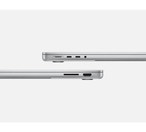Ноутбук APPLE MacBook Pro 14 Silver (M3 Pro/18Gb/1Tb SSD/MacOS) (MRX73ZP/A) (Английская клавиатура) нужен переходник на EU Ноутбук APPLE MacBook Pro 14 Silver (M3 Pro/18Gb/1Tb SSD/MacOS) (MRX73ZP/A) (Английская клавиатура) нужен переходник на EU