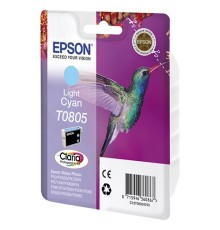 Картридж струйный Epson T0805 C13T08054011 светло-голубой (330стр.) (7.4мл) для Epson P50/PX660