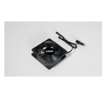 CBR Вентилятор для корпуса CBR-CF-8025-1600B, 80*80*25мм, 3-pin+molex, 1600 RPM, 30 CFM, 24.6 dBA