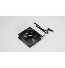 CBR Вентилятор для корпуса CBR-CF-8025-1600B, 80*80*25мм, 3-pin+molex, 1600 RPM, 30 CFM, 24.6 dBA