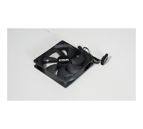 CBR Вентилятор для корпуса CBR-CF-12025-1200B, 120*120*25мм, 3-pin+molex, 1200 RPM, 36 CFM, 25 dBA