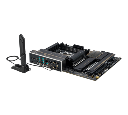 Материнская плата Asus PROART X870E-CREATOR WIFI SocketAM5 AMD X870 4xDDR5 ATX AC`97 8ch(7.1) 1 x 10Gigabit + 1 x 2.5Gigabit RAID+HDMI+DP