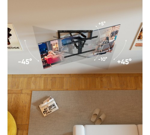 Кронштейн ONKRON Кронштейн для телевизора ONKRON SM6 BLACK