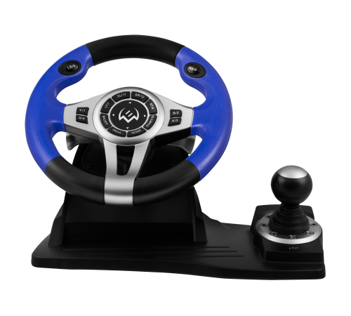 Руль SVEN GC-W600 (педали, вибро, лепестки, D-pad, 12 кл, PC/PS3/Xinput) SVEN GC-W600 (SV-015435)