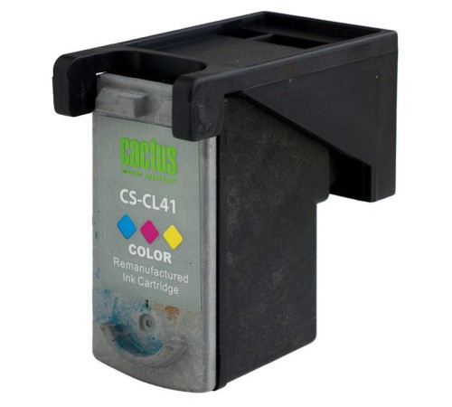 Картридж струйный Cactus CS-CL41 голубой/пурпурный/желтый (18мл) для Canon Pixma MP150/MP160/MP170/MP180/MP210/MP220/MP450/MP460/MP470/iP1200/iP1300/iP1600/iP1700/iP1800/iP190