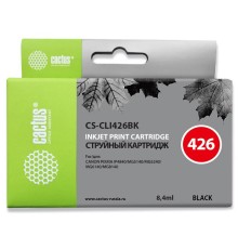 Картридж струйный Cactus CS-CLI426BK черный (8.4мл) для Canon Pixma MG5140/5240/6140/8140/MX884