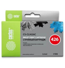 Картридж струйный Cactus CS-CLI426C голубой (8.4мл) для Canon Pixma MG5140/5240/6140/8140/MX884