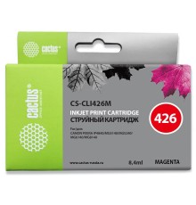 Картридж струйный Cactus CS-CLI426M пурпурный (8.4мл) для Canon Pixma MG5140/5240/6140/8140/MX884