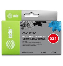Картридж струйный Cactus CS-CLI521C голубой (8.4мл) для Canon MP540/MP550/MP620/MP630/MP640/MP660