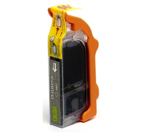Картридж струйный Cactus CS-CLI521GY серый (8.4мл) для Canon Pixma MP980/MP990