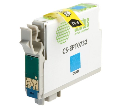 Картридж струйный Cactus CS-EPT0732 голубой (11.4мл) для Epson Stylus С79/C110/СХ3900/CX4900/CX5900/CX7300/CX8300/CX9300