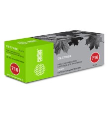 Картридж лазерный Cactus CS-C716BK 716 BK черный (2300стр.) для Canon i-Sensys MF8030/MF8030cn/MF8050/LBP 5050