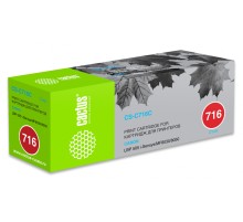 Картридж лазерный Cactus CS-C716C 716 C голубой (1500стр.) для Canon i-Sensys MF8030/MF8030cn/MF8050/LBP 5050