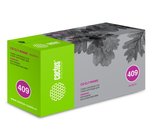 Картридж лазерный Cactus CS-CLT-M409S CLT-M409S пурпурный (1000стр.) для Samsung CLP-310/315/CLX-3170/3175/3175FN