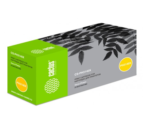 Картридж лазерный Cactus CS-PH3140X 108R00909 черный (2500стр.) для Xerox Phaser 3140/3155/3160