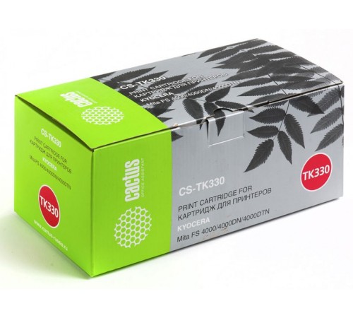 Картридж лазерный Cactus CS-TK330 черный (20000стр.) для Kyocera Mita FS 4000/4000DN/4000DTN