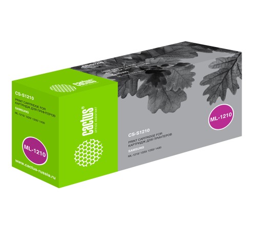 Картридж лазерный Cactus CS-S1210 ML-1210D3 черный (2500стр.) для Samsung ML-1210/1220/1250/1430