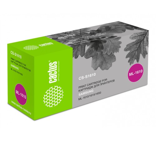 Картридж лазерный Cactus CS-S1610 ML-1610D2 черный (2000стр.) для Samsung ML-1610/1615