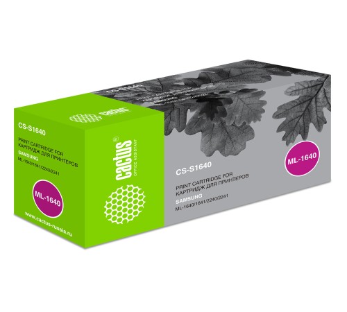 Картридж лазерный Cactus CS-S1640 D108S CS-S1640 MLT-D108S черный (1500стр.) для Samsung ML-1640/1641/2240/2241