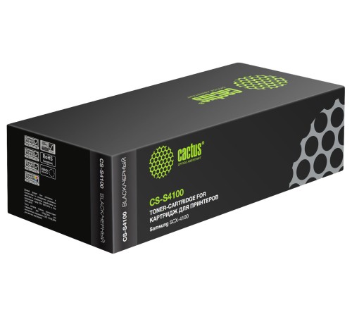 Картридж лазерный Cactus CS-S4100 SCX-4100D3 черный (3000стр.) для Samsung SCX-4100