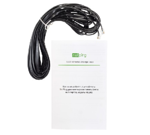 NetPing удлинитель-разветвитель 1-wire на 5 портов, модель R912R1