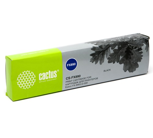 Картридж матричный Cactus CS-FX890 черный для Epson FX-890/LQ-590